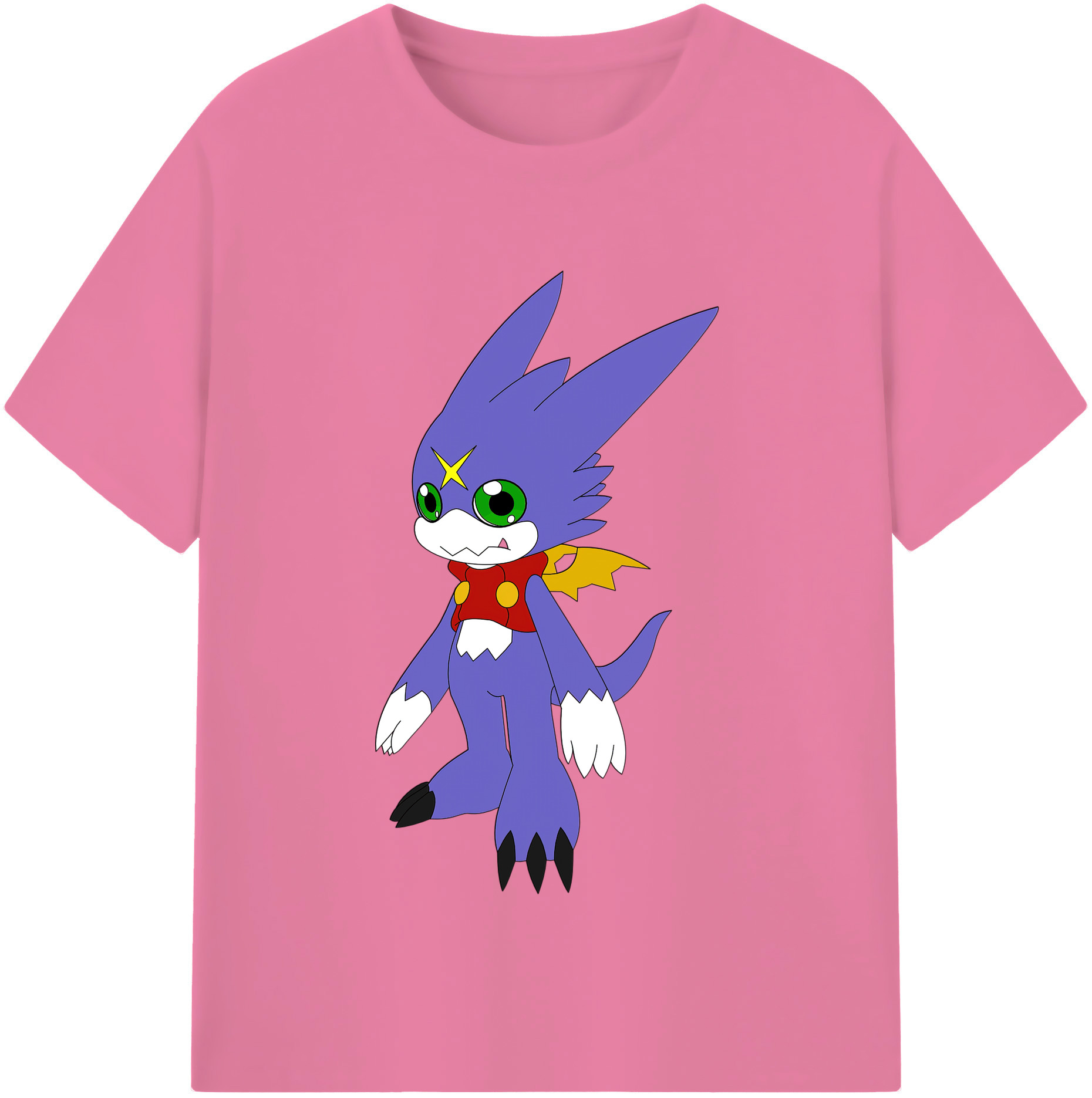 （画像用） Digimon デジタルモンスター/デジモン 綿100％半袖Tシャツ（フロントプリント）